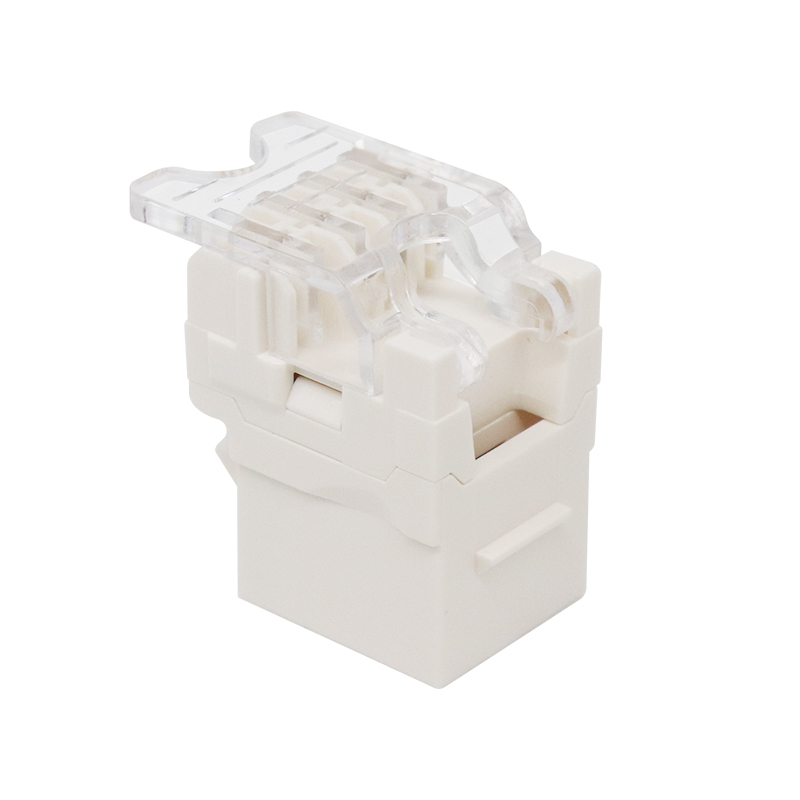 CAT3 RJ11 6P4C 180 graus UTP Toolless Keystone Jack