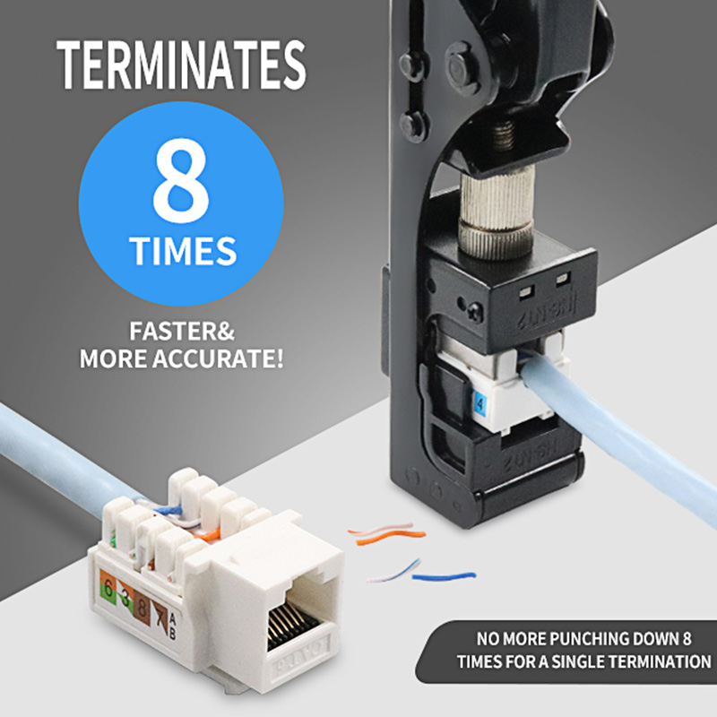 RJ45 Keystone Jack Punch Down Speed ​​Termination Tool para 90 graus PX-T-FN